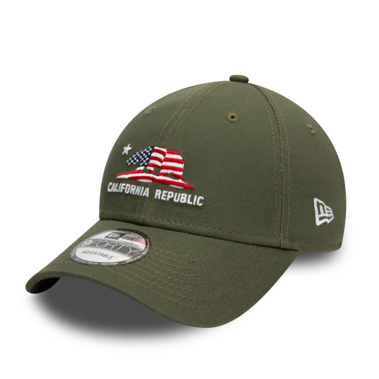 Gorras New Era 9forty Verdes - California Republic Khaki 45821RAPB